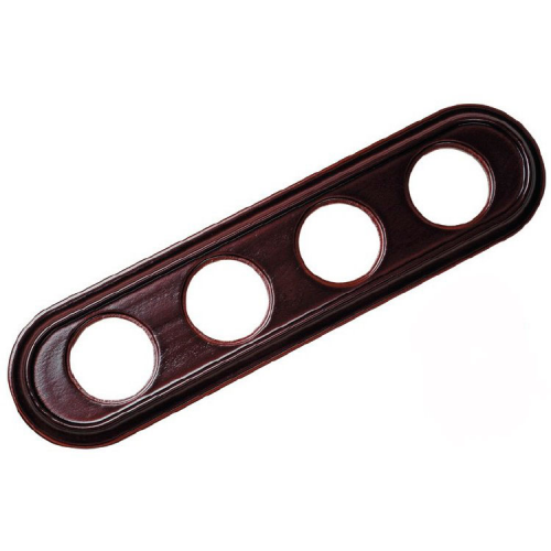  Рамка Venezia Oval Сапелли 4-постовая Fontini 35804162