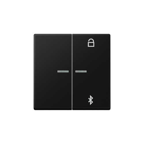  Таймер универсальный Bluetooth матовый чёрный графит Jung A серия A1751BFBTSW