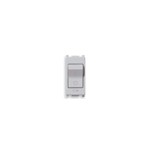  Выключатель термомагнитный 1p+n c10 120-230v, серебро Vimar Plana 14405.10.SL