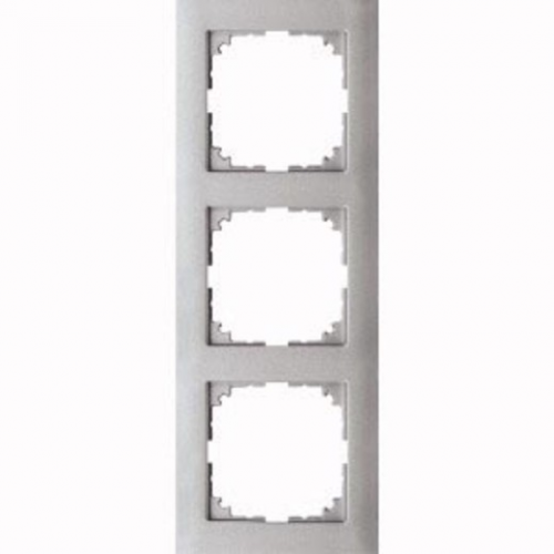  Рамка M-Pure Алюминий 3-постовая Merten MTN4030-3660