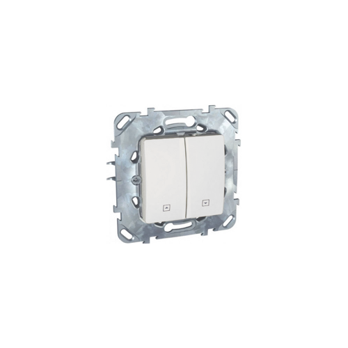  Выключатель для жалюзи нажимной белый Schneider Electric MGU5.207.18ZD
