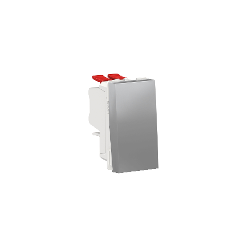  Переключатель 1-клавишный, перекрест, сх.7, 10 AX, 250 В, Алюминий Schneider Electric NU310530