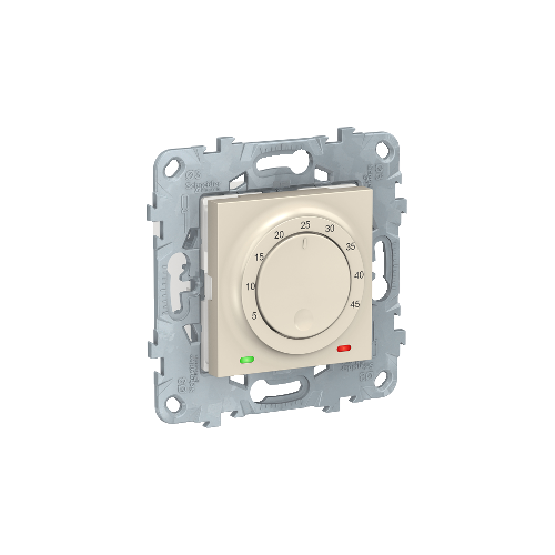  Термостат теплого пола, 10А, выносной термодатчик, Бежевый Schneider Electric NU550344