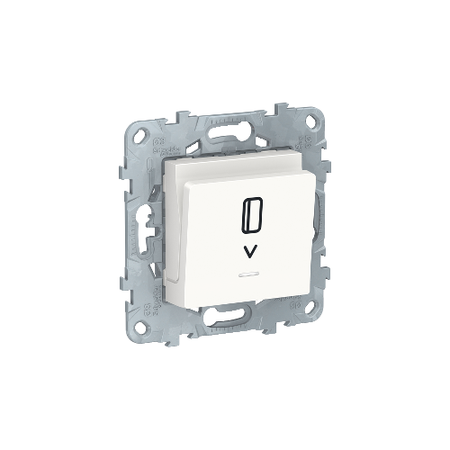  Выключатель карточный, с подсветкой, 10 А, Белый Schneider Electric NU528318