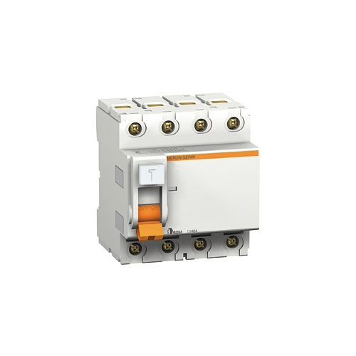  Дифф. выключатель нагрузки вд63 4п 63A 30mA ас, испания , Schneider Electric 11466