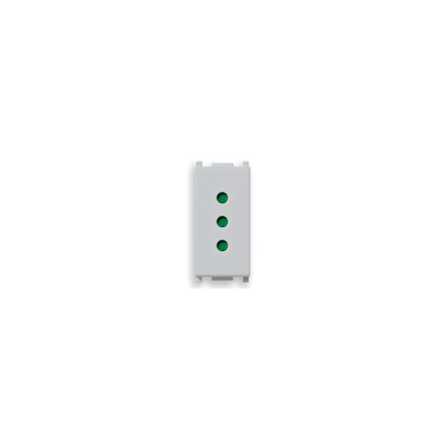  Розетка 2p+t 10a p11, серебро Vimar Plana 14201.SL