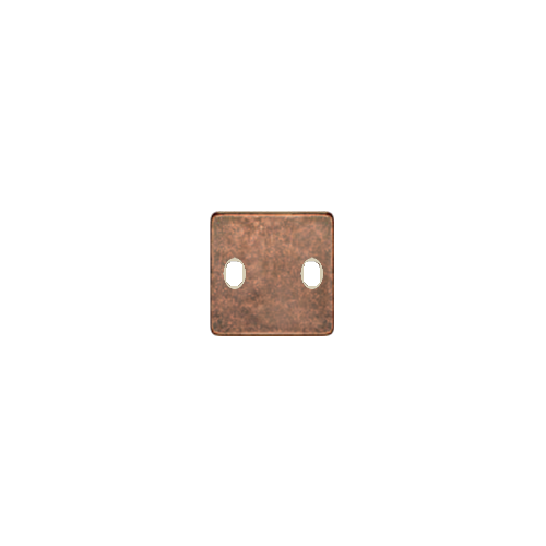  Латунная накладка под 2 тумблера , цвет Rustic Cooper+-beige FEDE FD04321RU-A