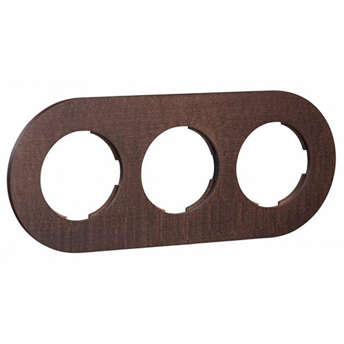  Рамка DO Darkened beech 3-постовая Fontini 33803802