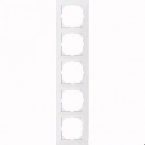  Рамка M-Pure Полярный белый 5-постовая Merten MTN4050-3619
