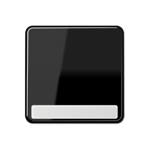  CD 500/CD plus Черный Клавиша 1-я с полем для надписи Jung CD590NASW