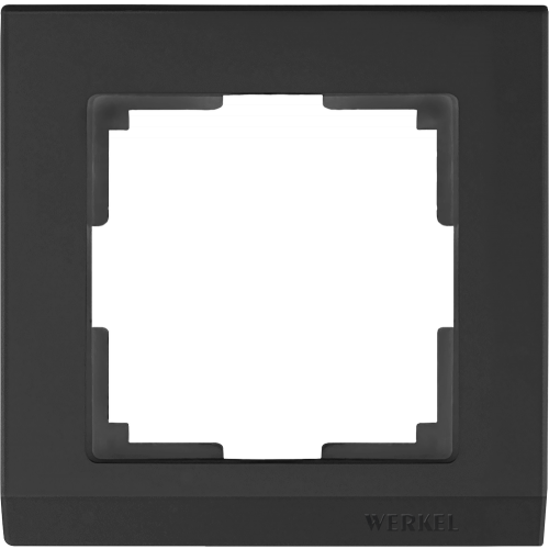  Рамка на 1 пост (черный) Stark Werkel a029214 WL04-Frame-01-black