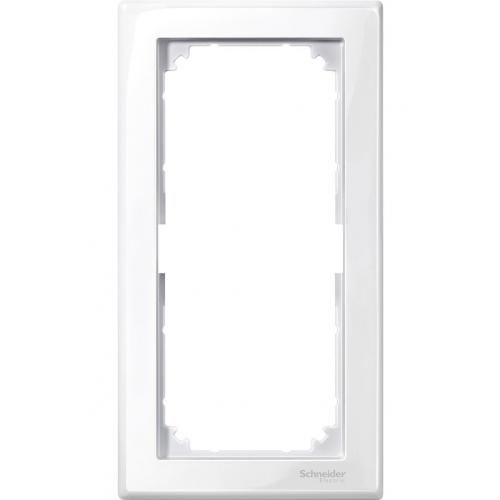  Рамка без перегородки M-Smart Белый 2-постовая Merten MTN478819