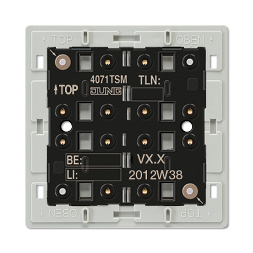  KNX кнопочный модуль «стандарт», 1 группа 4071TSM