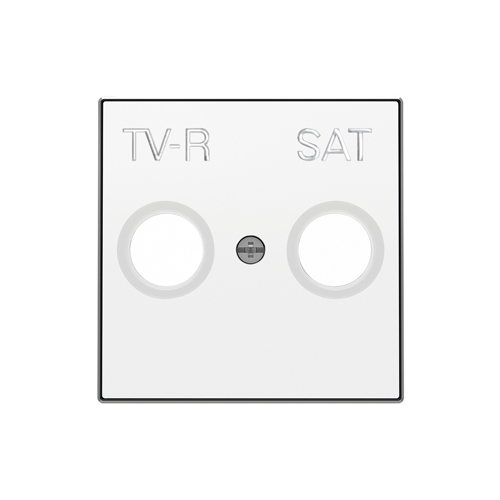  BL Накладка для TV-R/ SAT розетки белый , ABB 8550.1
