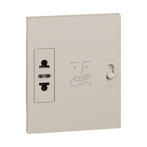 Bticino Living Now - розетка для бритвы 230V беж. KM4177
