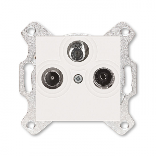 Розетка TV-R-SAT ABB Levit единственная жемчуг 5011H-A03303 68W 2CHH083303A6068