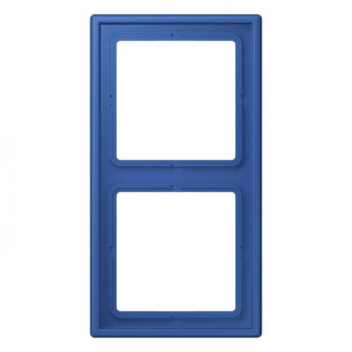  Рамка Les Couleurs Le Corbusier Blue outremer 2-постовая Jung LC9824320K