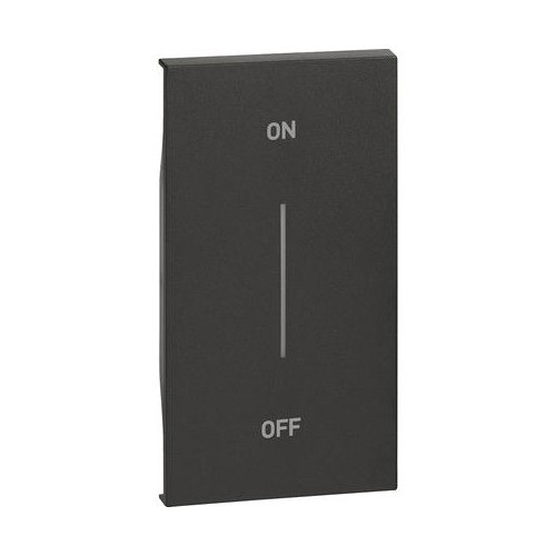 Bticino Living Now - накладка MH ON-OFF 2 черн. KG01MH2AG