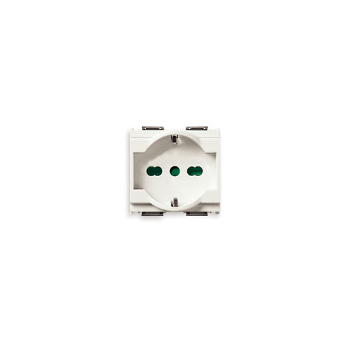  Розетка 2p+t 16a универсальная белая Vimar Idea 16211.B