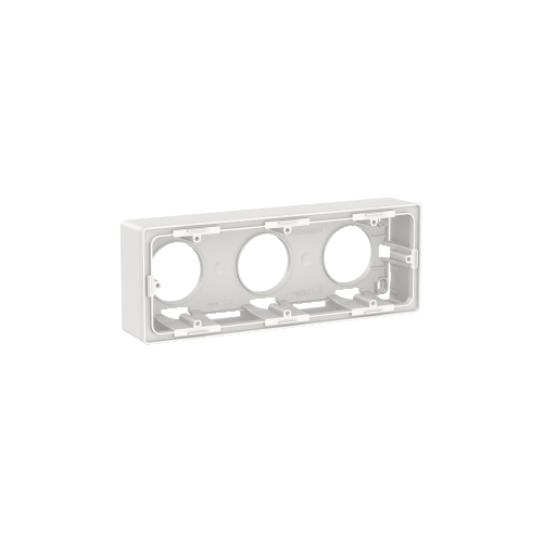  UNICA NEW КОРОБКА для открытой установки, 3-постовая, БЕЛЫЙ Schneider Electric NU800618