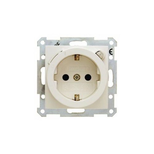  Штепсельная розетка SCHUKO с УЗО цвет: белый, с блеском S.1 Berker 47088982