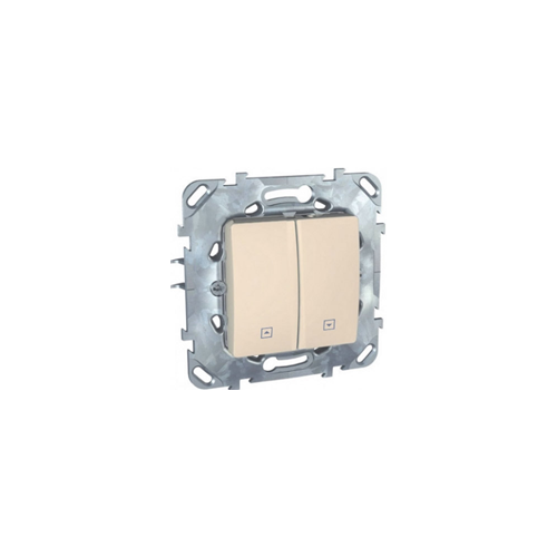  Выключатель для жалюзи нажимной бежевый Schneider Electric MGU5.207.25ZD