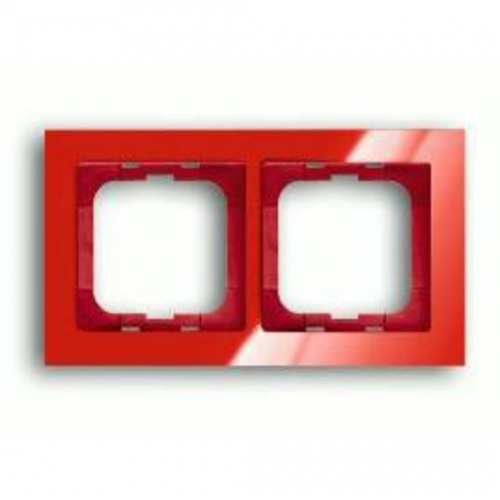  Рамка Axcent Красный 2-постовая ABB 1722-287