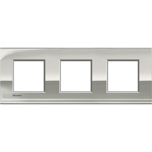  Рамка LivingLight Air Палладий 2+2+2 модуля Bticino LNE4802M3PL