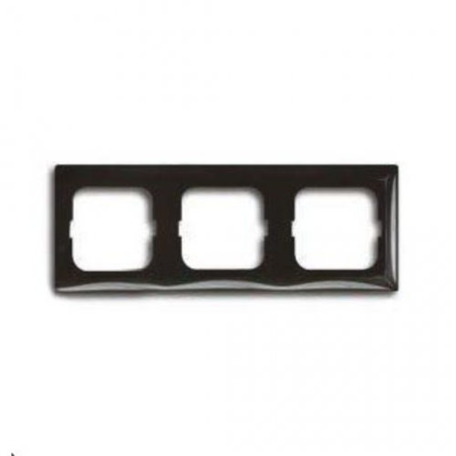  Рамка Basic 55 Chateau-black 3-постовая ABB 2513-95-507
