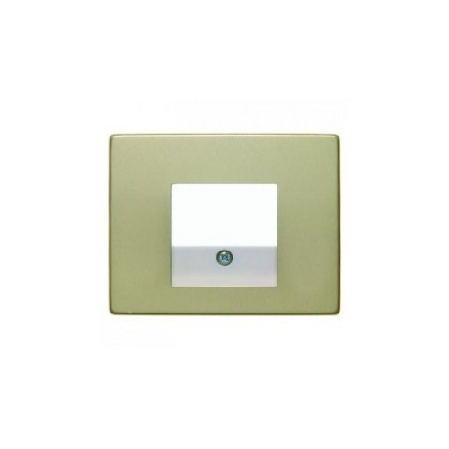  Центральная панель для розетки TAE цвет: золотой, металл Arsys Berker 10340002