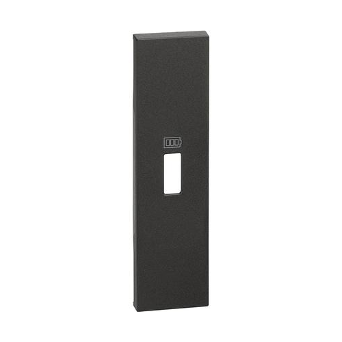 Bticino Living Now - накладка зарядки USB 1 модуль черн. KG10C