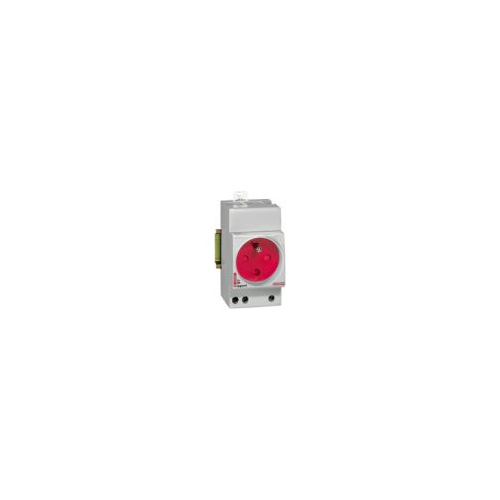  Розетка на DIN рейку 2P+E 16A-250V с ключем 2.5M 004282 Legrand 004282