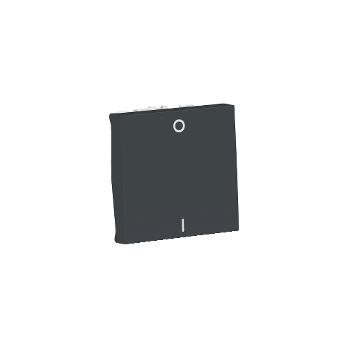  Выключатель двухполюс, 1-клавиш, сх. 2 16 AX, 250 В, 2 мод Антрацит Schneider Electric NU326254