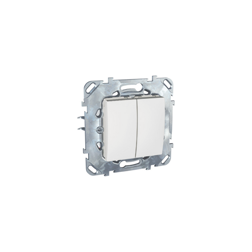  Двухклавишный выключатель (сх.5) белый Schneider Electric MGU5.211.18ZD