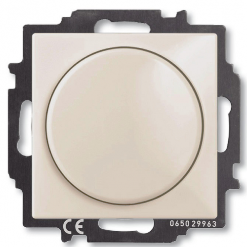  (2251 UCGL-93-5), Механизм светорегулятора Busch-Dimmer с центральной платой, 60-400 Вт, серия Basic 55, цвет шампань, ABB 6515-0-0845