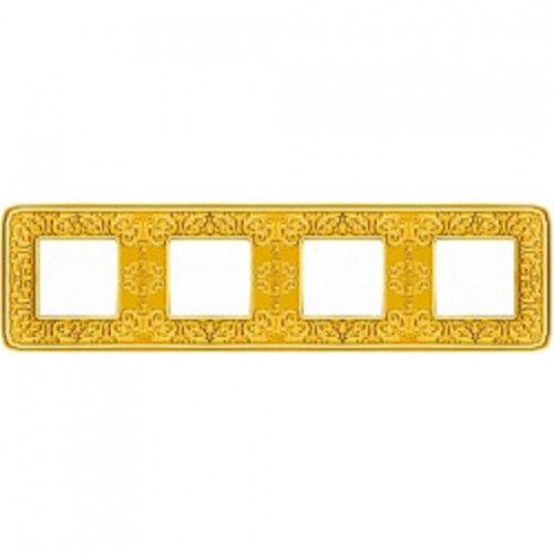  Рамка Emporio Bright Gold 4-постовая Fede FD01374OB
