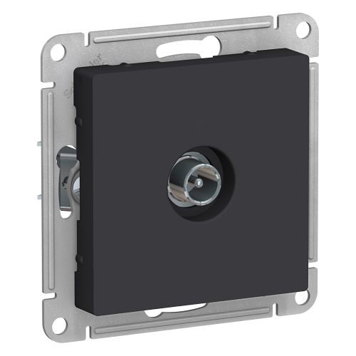 Atlasdesign TV Розетка оконечная 1DB, механизм, Карбон Schneider Electric ATN001091