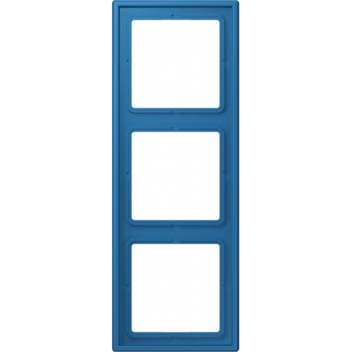  Рамка Les Couleurs Le Corbusier Blue ceruleen 3-постовая Jung LC98332030