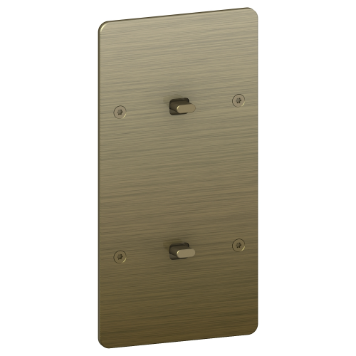 Schneider Electric Sequence 5 SEQ5 Переключатель 2 КЛ. Тумблерный, бронза S800224BM