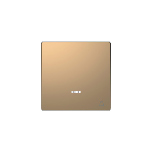  D-life клавиша с линзой для led модуля, сим. звонок, шампань Merten MTN3325-6051