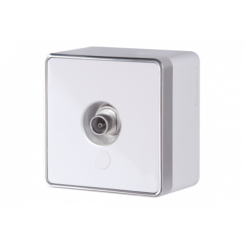  ТВ-розетка оконечная Gallant (белая) Gallant Werkel a036768 WL15-21-01