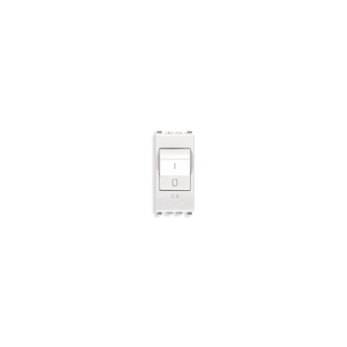  Выключатель термомагнитный 1p+n c6 120-230v , белый Vimar Eikon 20405.06.B