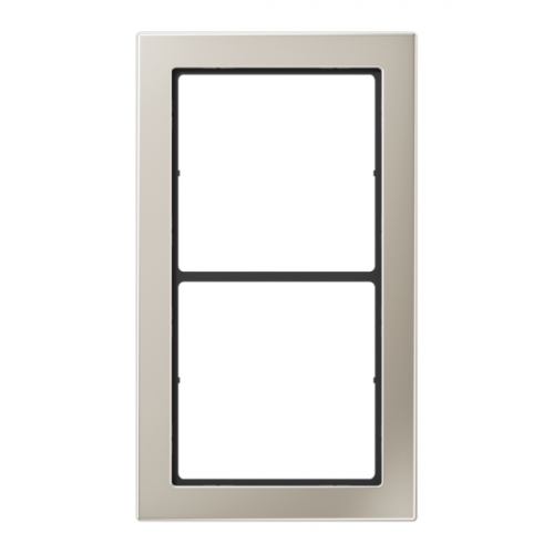  Рамка FD Design Сталь Edelstahl 2-постовая Jung FDES2982