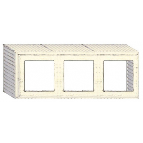  Рамка для накладного монтажа Roma WHITE DECAPE 3-постовая Fede FD01503BD