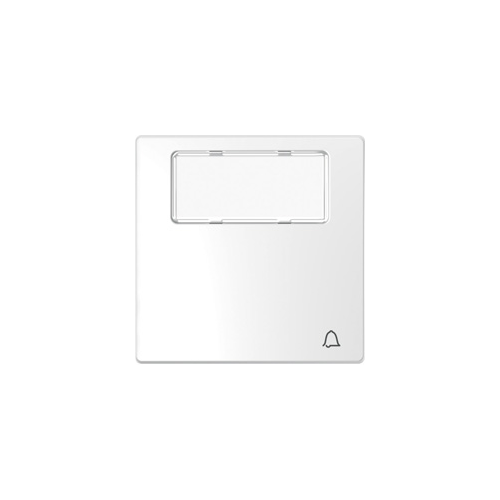  D-life клавиша 1-ная, пол. для надп., звонок, бел. лотос Merten MTN3365-6035