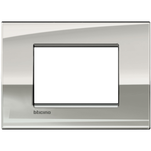  Рамка LivingLight Air Палладий 3 модуля Bticino LNC4803PL