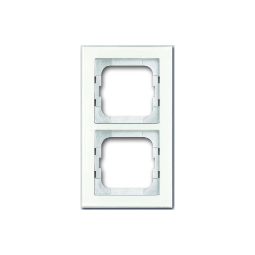  Рамка Axcent Белое стекло 2-постовая ABB 1722-280