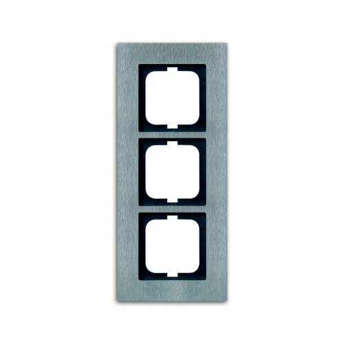  Рамка Carat Сталь 3-постовая ABB 1723-860
