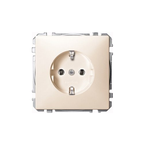  Розетка SCHUKO бежевый Merten MTN2401-4044