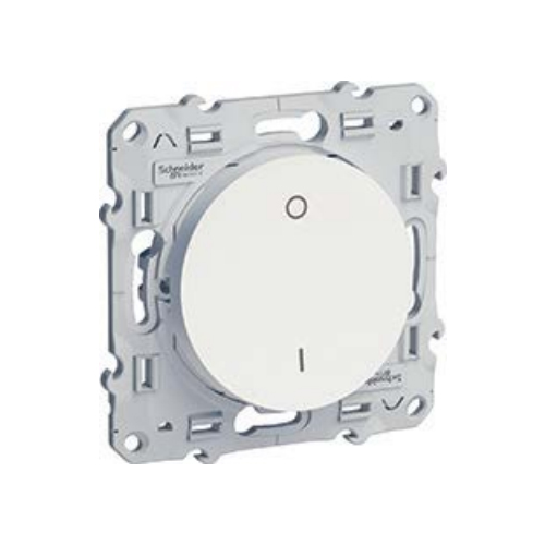  Двухполюсный выключатель 16А белый Odace Schneider Electric S52R262